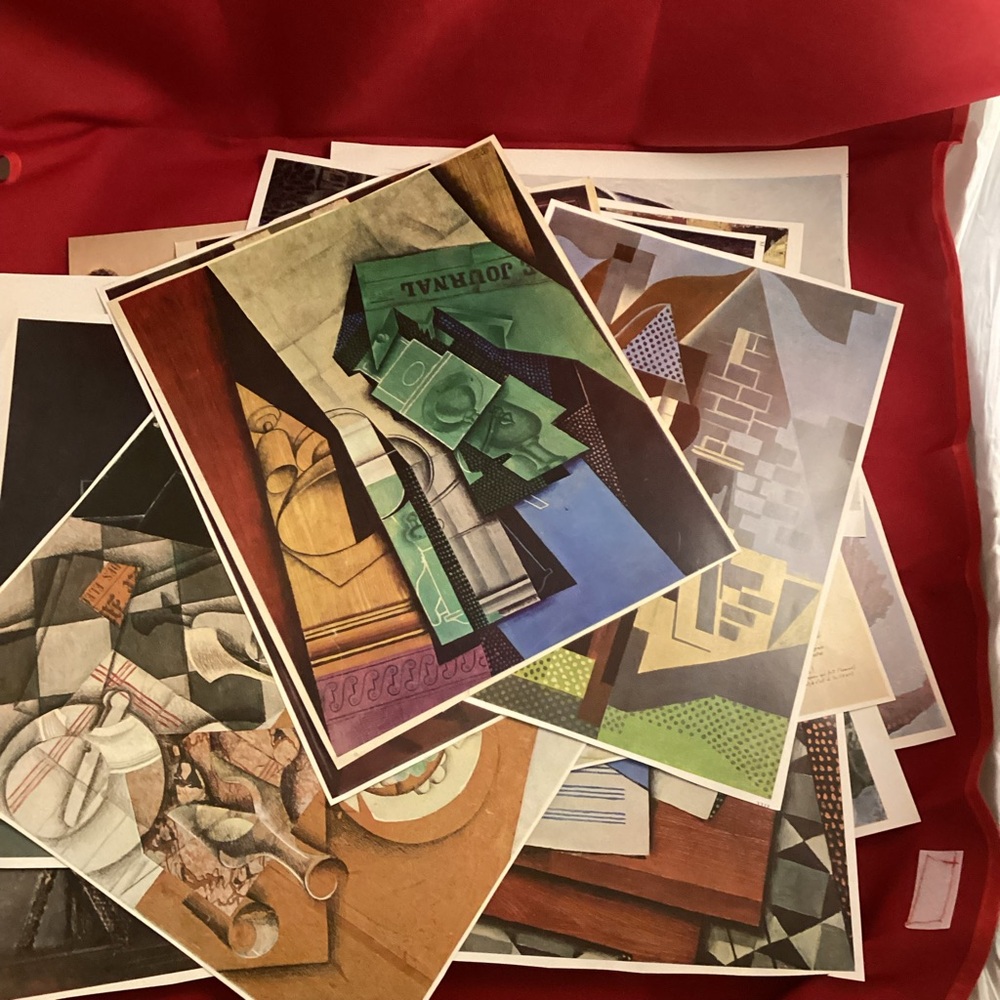 Old art clippings for scrapbooking or craft projects